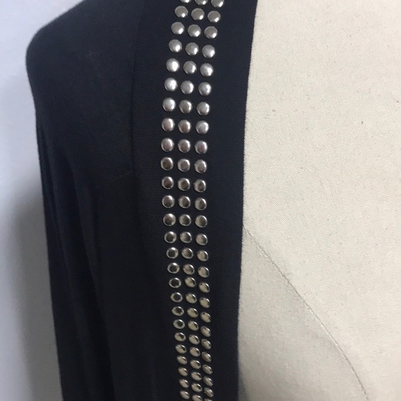 NWT Scandalicious Swarovski crystal rhinestone bling cross rodeo cardigan MEDIUM - Picture 7 of 13